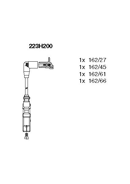 Buji Kablosu Akl-Aeh 1,6 Golf 06A905409A