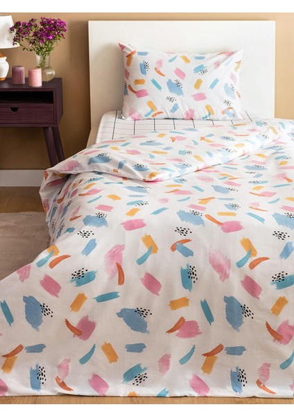 Lcw Home Baskılı Desenli Ranforce Tek Kişilik Nevresim Takımı