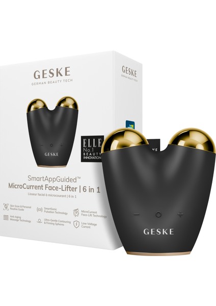 Micro Current Face-lifter | 6 In 1 (GRI) Micro Akım Yüz Kaldırma CıhazI