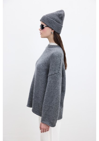 Oversıze Kazak Antrasit fırsatları