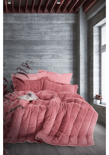 Comfortter Welsoft Yeni Nesil Çift Kişilik Uyku Seti Pudra