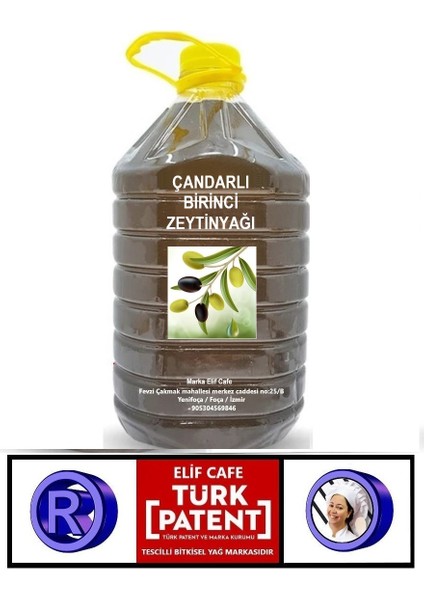 Çandarlı Birinci Zeytinyağı 5 lt Pet Şişe zeytinyağı 5 litre 1 adet