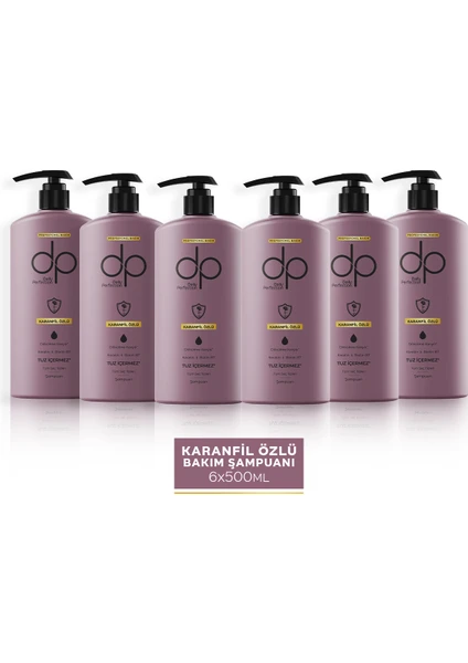 Dp Daily Perfection Karanfil Özlü Tuzsuz Şampuan 500 Ml X 6 Adet