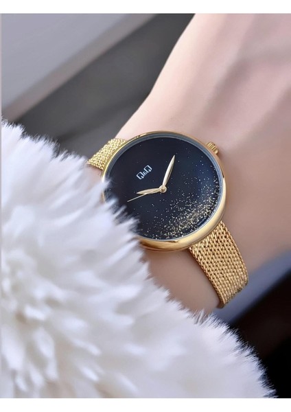 minimal Zarif Ince Kasa Kadın Hasır Kordon Kol Saati