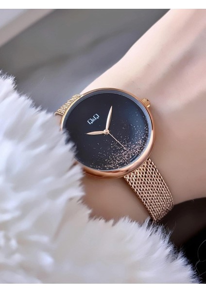 minimal Zarif Ince Kasa Kadın Hasır Kordon Kol Saati