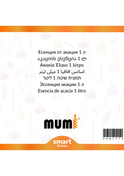 Akasya Mum Esansı 1 Litre fiyatları