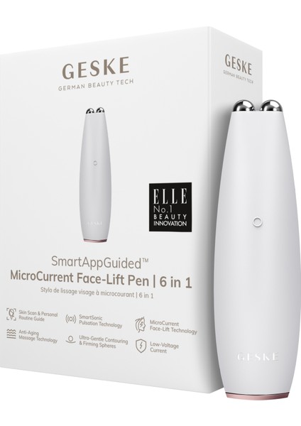 MicroCurrent Face-Lift Pen Mikro Akım Yüz Germe Kalemi 6 in 1 arada