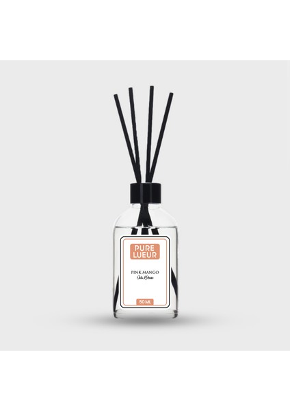 Pink Mango Çubuklu Oda Kokusu Bambu Kokusu Pink Mango Diffuser 50 ml