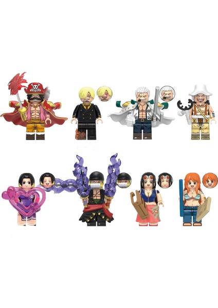 Montaj Oyuncakları, Yapı Taşları, Oyuncak Pelletleri, 8 Minifigür Oyuncağı (Yurt Dışından)