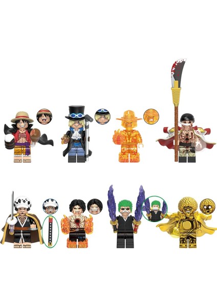 Montaj Oyuncakları, Yapı Taşları, Oyuncak Pelletleri, 8 Minifigür Oyuncağı (Yurt Dışından)