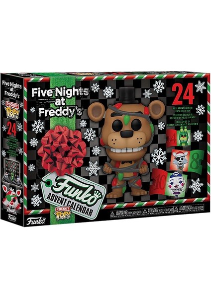 Pop! Noel Advent Takvimi: Freddy's 2024'TE Beş Gece, 24 Pocket Pop! Vinil Plastik Figürler (Yurt Dışından)