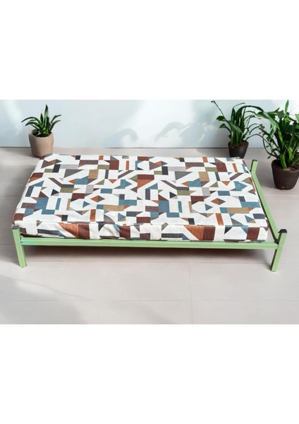 Ed Pet Dizayn 40*70 Kedi Köpek Yatağı Yeşil. Ergonomik Tasarım Minderi ile Beraber fırsatları