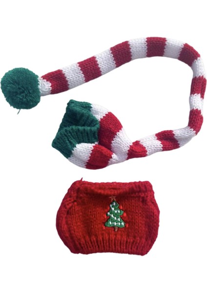 Mini 6 Inç Giysileri Çocuklar Için Noel Canlı Giysileri Kolye (Yurt Dışından)