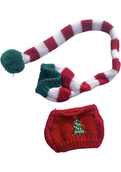 Mini 6 Inç Giysileri Çocuklar Için Noel Canlı Giysileri Kolye (Yurt Dışından)