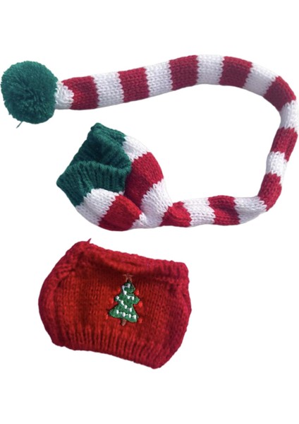 Mini 6 Inç Giysileri Çocuklar Için Noel Canlı Giysileri Kolye (Yurt Dışından)