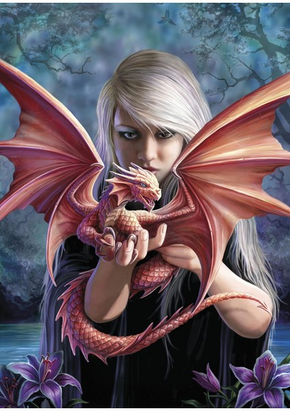 1000 Parça Anne Stokes Dragonkin Puzzle