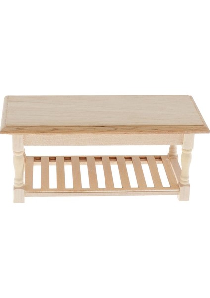 1:1 Ahşap Sehpa Dollhouse Minyatür Oturma Odası (Yurt Dışından)