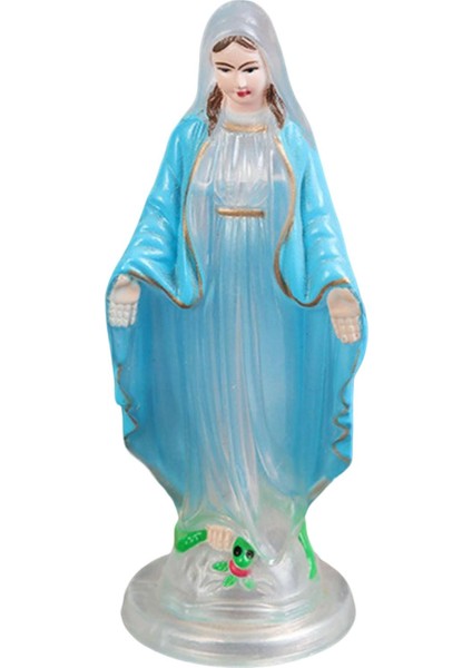 Dekoratif Kutsal Heykelcik 10CM Palto 10CM Şeffaf Mavi Palto (Yurt Dışından)