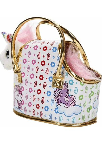 Taşıma Çantalı Peluş Unicorn Lou Lou