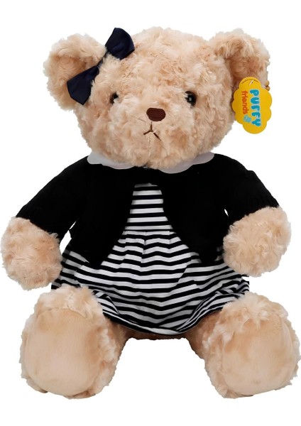 Kıyafetli Peluş Ayı Takım Elbiseli Ayı 37 cm - 1 Adet