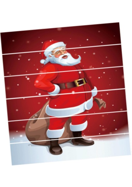 Noel Baba Merdiven Çıı Çıı Yap Ev Dekorasyonu Noel I (Yurt Dışından)