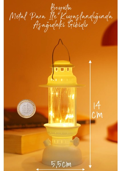 LED Mum Kamp Lambası Tipi 1 Adet Pil Dahil Dumansız Alev Ledli Dekor Işığı Beyaz PT437