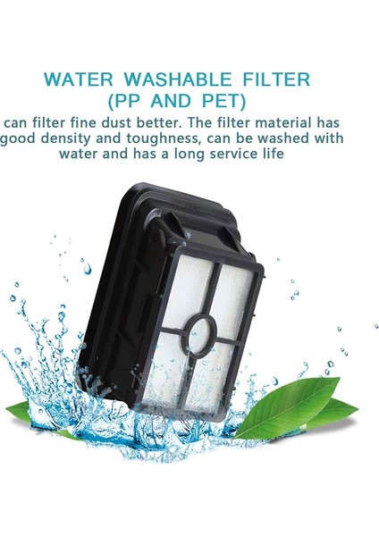 Bissell Crosswave Cordless Max 2554A,2590,2593 ve 2596 Hepsi Bir Arada Islak-Kuru Elektrikli Süpürge Için Fırça Rulo Filtre Seti (Yurt Dışından) modelleri