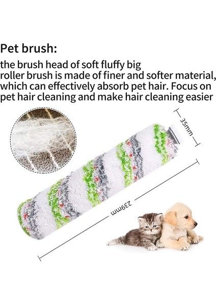 Bissell Crosswave Cordless Max 2554A,2590,2593 ve 2596 Hepsi Bir Arada Islak-Kuru Elektrikli Süpürge Için Fırça Rulo Filtre Seti (Yurt Dışından) fırsatları