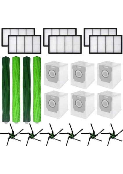Irobot Roomba S9 S9+ S9 Plus S Serisi Robot Süpürge Çok Yüzeyli Kauçuk Fırçalar Için Yedek Parçalar (Yurt Dışından)