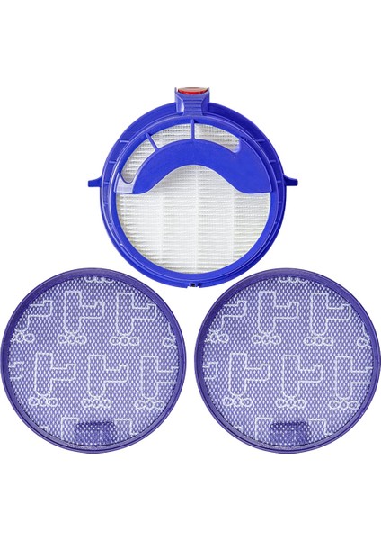 Dyson DC25 Için 2pcs Ön Filtreler ve 1 Paket Post Motor Hepa Filtre Değişimi, Parça 919171-02 ve 916188-06 ile Karşılaştırın (Yurt Dışından)