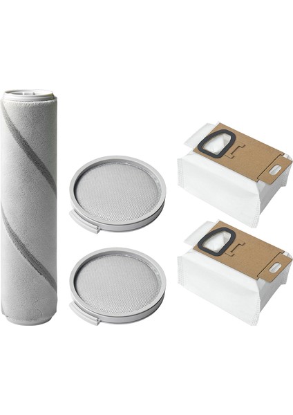 Adet Toz Torbası Rulo Fırça Filtresi Mijia SCWXCQ01RR H6 Elektrikli El Süpürgesi Aksesuarları Yedek Fırça Filtresi (Yurt Dışından)