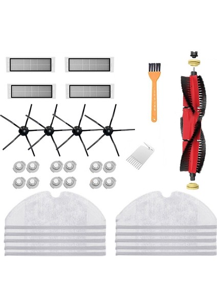 33 Adet Yıkanabilir Hepa Filtre Ana Fırça Yan Fırça Parçaları Xiaomi Roborock S5 Max S6 Elektrikli Süpürge Aksesuarları (Yurt Dışından)