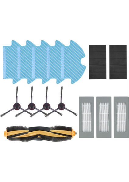 Ana Fırça Yan Fırça Hepa Filtre Bez Seti Ecovacs Deebot Ozmo 900 DN5G Elektrikli Süpürge Parçaları Ev Süpürgesi (Yurt Dışından)