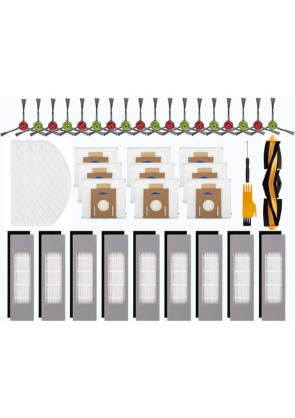 Ecovacs Deebot Ozmo T8 Aıvı T8 Max N8 Pro/n8 Pro+ Robot Süpürge Için Yedek Aksesuarlar (Yurt Dışından)