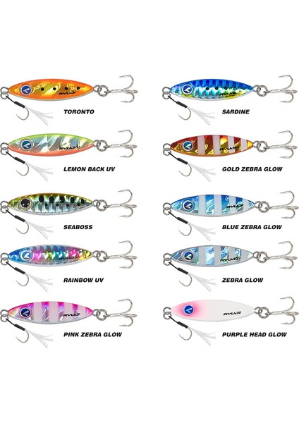 Zuby 32mm 6gr LRF Jig Yem - Zebra Glow