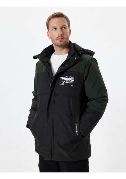 Anorak Mont Slim Fit Fermuarlı modelleri