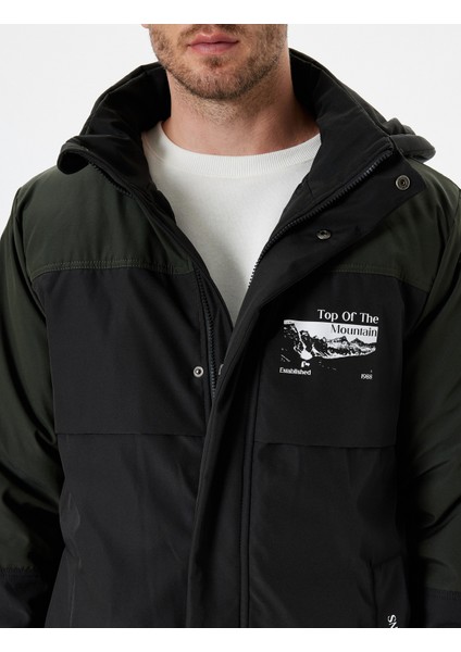 Anorak Mont Slim Fit Fermuarlı indirimleri