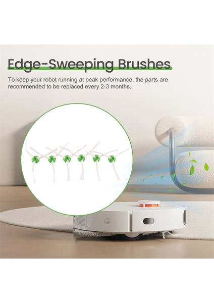 Irobot Için Uygun I7 + E5 E6 Süpürme Robotu Aksesuarları Yan Fırça Yan Fırça Üç Köşeli Fırça Temizleme Aracı (Yurt Dışından) fırsatları