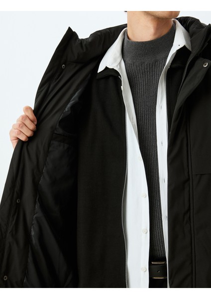 Anorak Mont Slim Fit Fermuarlı indirimleri