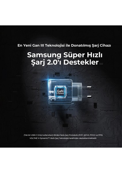 V2113 Revo Siyah 45W Ca Gan Şarj Cihazı indirimleri