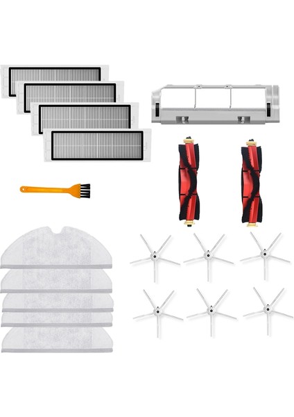 Xiaomi Roborock S6 Maxv S5 Max S50 S55 Aksesuarları Robotlu Süpürge Paspas P Pro Hepa Filtre Fırçası Yedek Parça (Yurt Dışından)