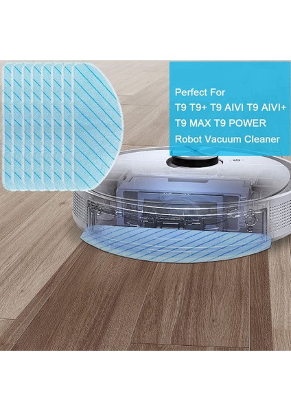Yıkanabilir Paspas Pedleri Ecovacs Deebot T9 + T9 Aıvı T9 Aıvı + T9 Max T9 Güç Robotlu Süpürge Için Yedek, 8 Paket (Yurt Dışından)