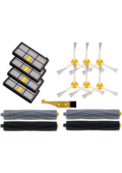 15 Adet Aksesuarları Kiti Irobot Roomba 8 9 Serisi 800 860 865 866 870 871 880 885 886 890 900 974 966 980 Elektrikli Süpürge (Yurt Dışından)