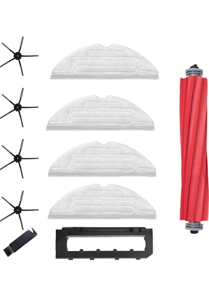 1 Takım Xiaomi Roborock Q7 Max T8 Parçaları Ana Fırça Yan Fırça Paspas Bez Kapak Değiştirme Robotlu Süpürge Aksesuarları (Yurt Dışından)