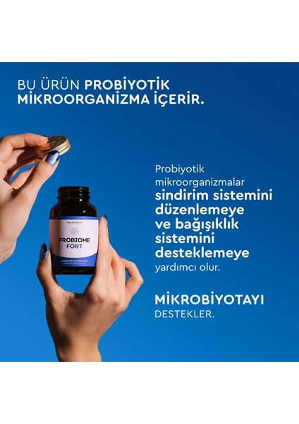 Probiome-Fort Takviye Edici Gıda (60 Kapsül)