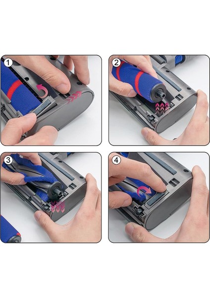 V8 V10 V11V15 Elektrikli Süpürge Yumuşak Silindir Değişimi Için Motorlu Zemin Fırçası Aleti (Yurt Dışından) modelleri