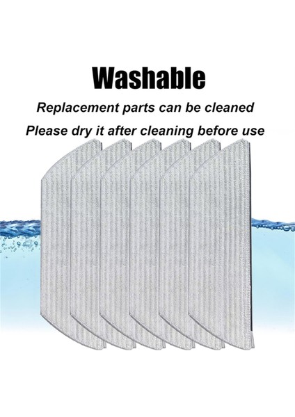 AV2800ZE/RV2820Y Robot Süpürge Için 5 Adet Vakumlu Paspas Pedi Yedekleri,vacmop Yedekleri,yıkanabilir Tekrar Kullanılabilir Yumuşak (Yurt Dışından) fırsatları