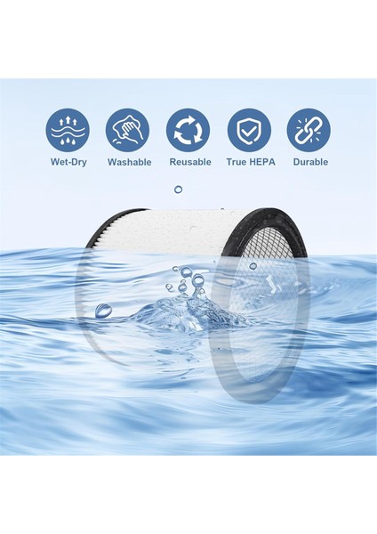 6-16 Galon Islak/kuru Vakum Için 4'lü DXVC6910 Filtre Yedeği, DXV06P (Yurt Dışından) fiyatları