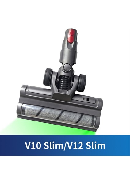 V10 Slim V12 Elektrikli Süpürge Ataşmanı Yumuşak Silindir Fırçası LED Toz Işıkları ile Sert Zeminler Için (Yurt Dışından) modelleri