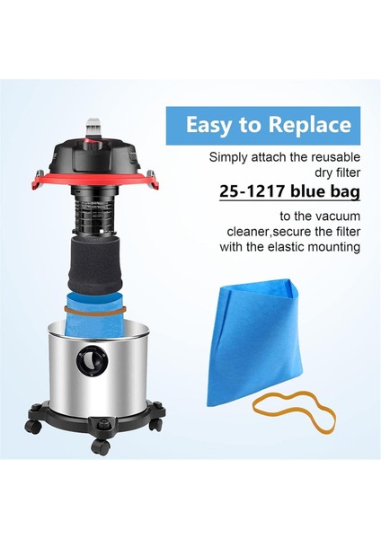 19-3100 Torba 5-6 Galon/gal Islak Kuru Elektrikli Süpürge Tek Kullanımlık Filtreye Uygun (Yurt Dışından) fırsatları